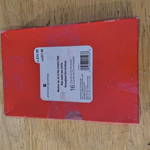 Festive Snowman Christmas Card - Picture 2 of 2